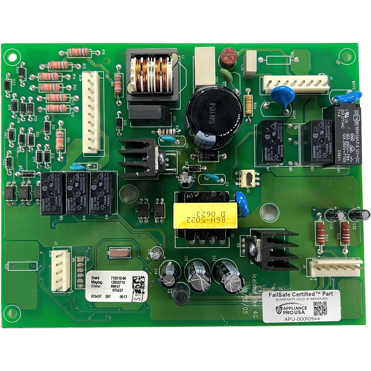12920710 Maytag Refrigerator Main Control Board - Genuine OEM FailSafe Certified Reconditioned