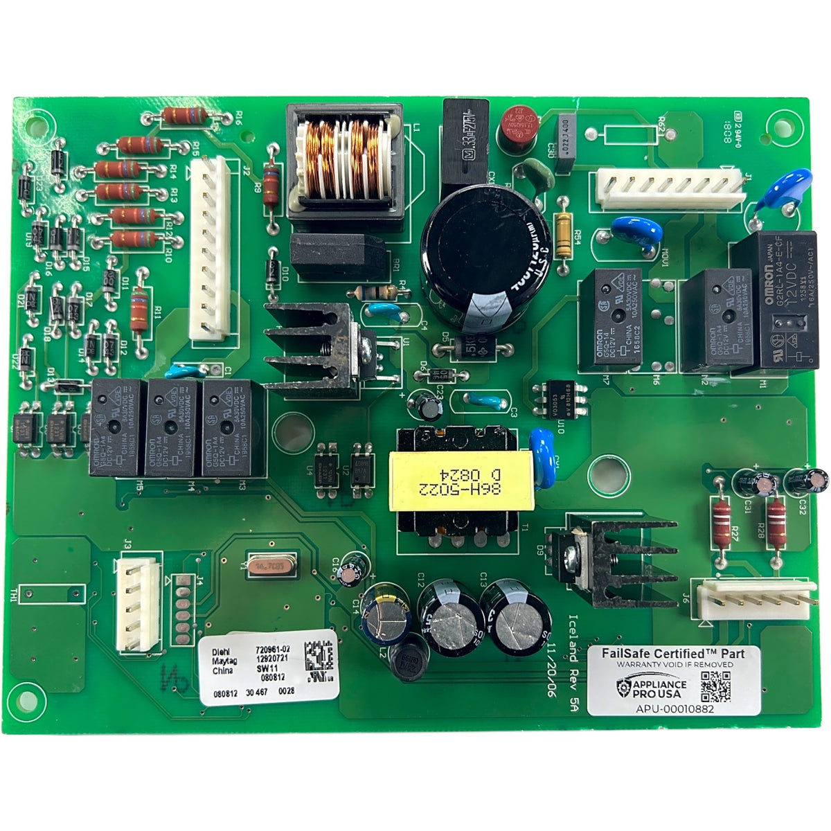 12920721 Bosch Refrigerator Main Control Board - Genuine OEM FailSafe Certified Reconditioned