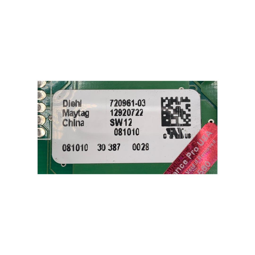 Whirlpool Refrigerator Control Board - Part Number 12920722 - Appliance Pro USA