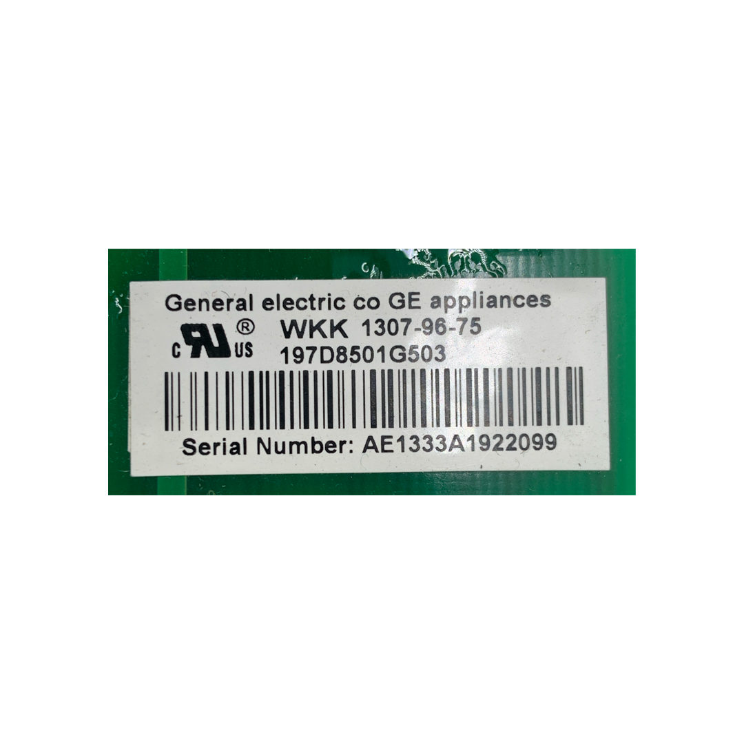 GE Refrigerator Control Board - Part Number 197D8501G503 - Appliance Pro USA