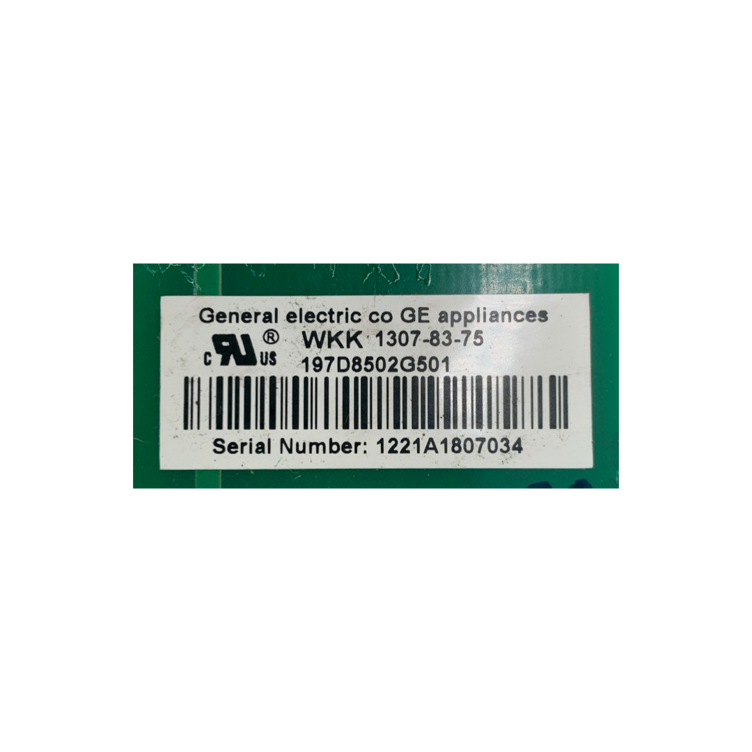 GE Refrigerator Control Board - Part Number 197D8502G501 - Appliance Pro USA