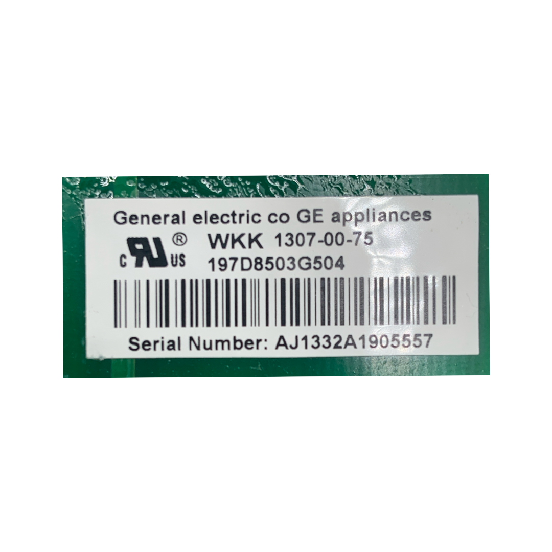 GE Refrigerator Control Board - Part Number 197D8503G504