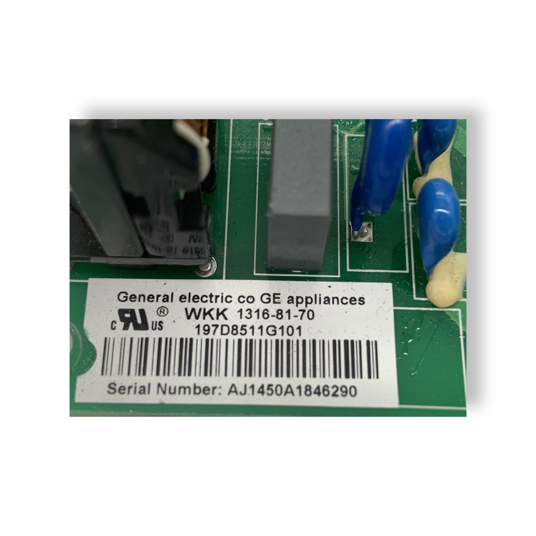 GE Refrigerator Control Board - Part Number 197D8511G101 - Appliance Pro USA