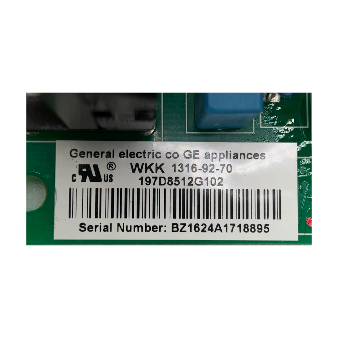 GE Refrigerator Control Board - Part Number 197D8512G102 - Appliance Pro USA