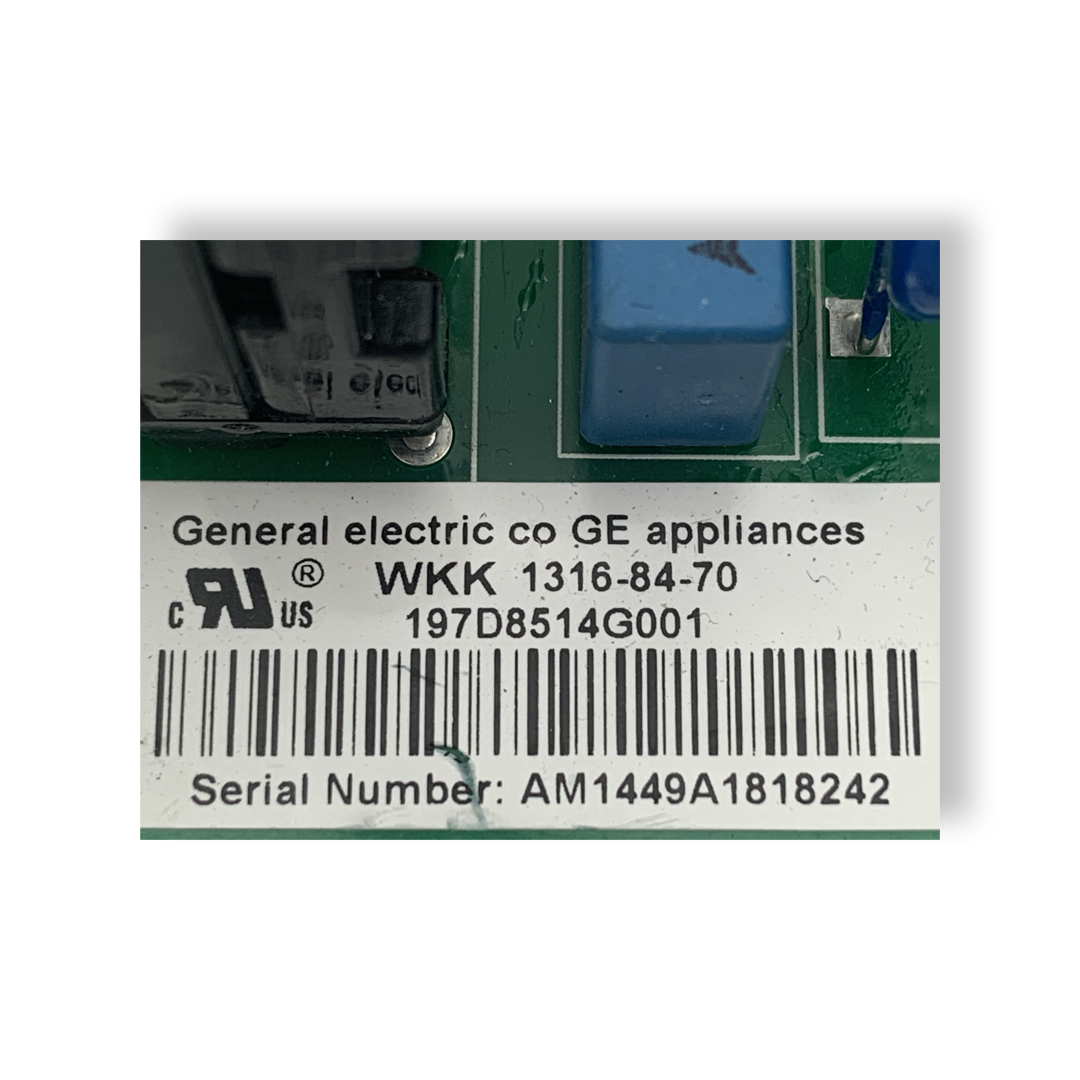 GE Refrigerator Control Board - Part Number 197D8514G001 - Appliance Pro USA