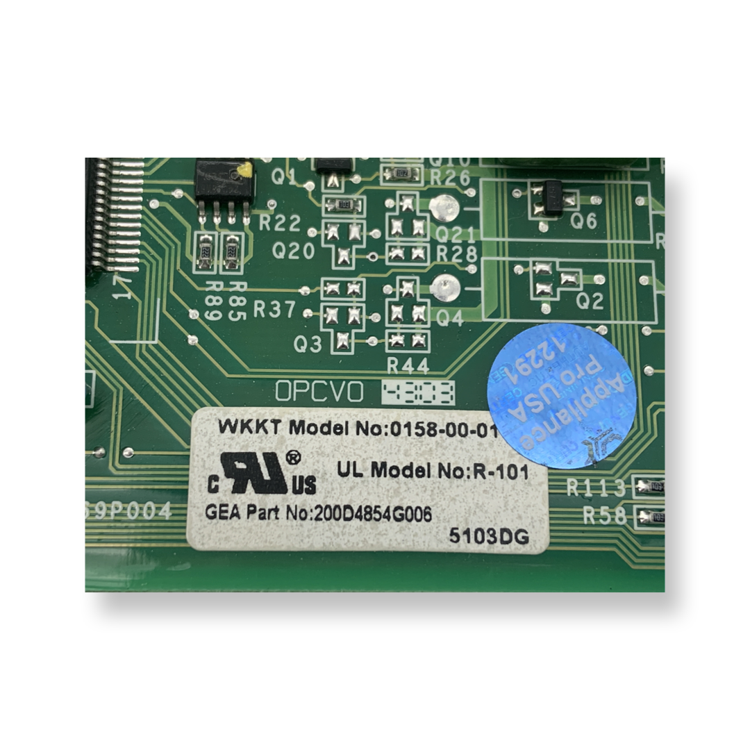 GE Refrigerator Control Board - Part Number 200D4854G006 - Appliance Pro USA
