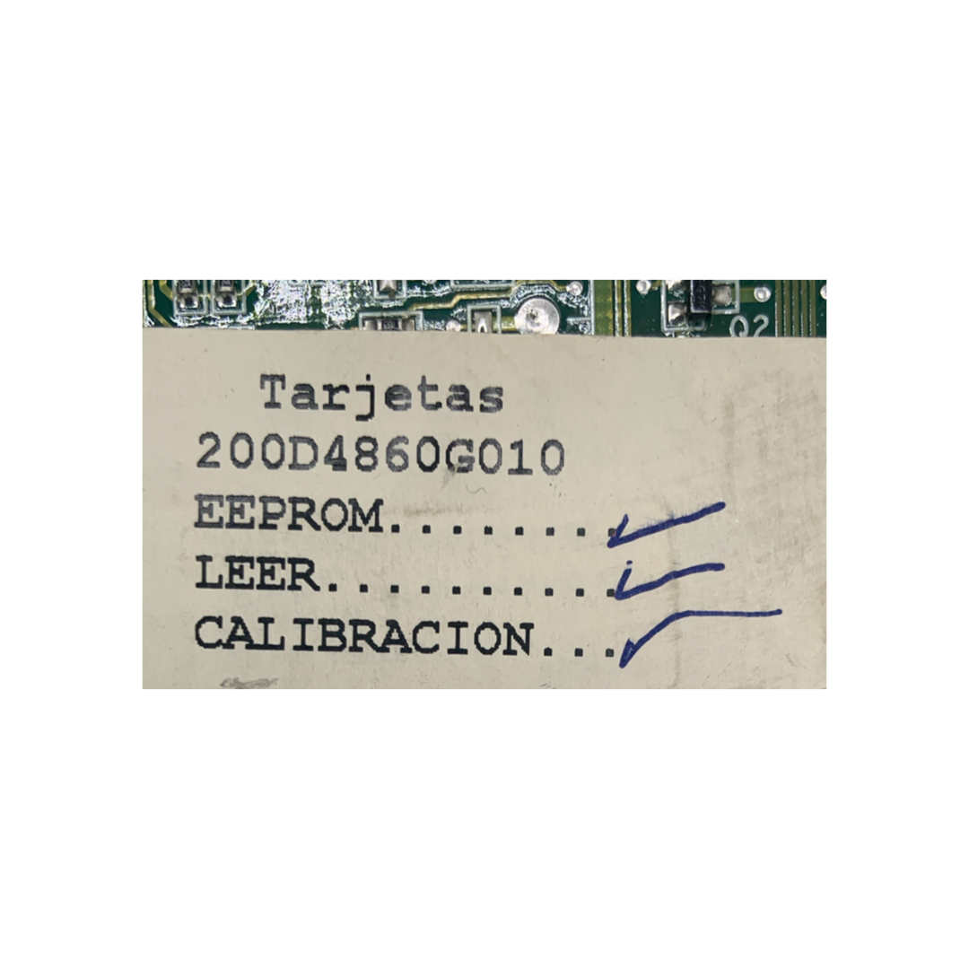GE Refrigerator Control Board - Part Number 200D4860G010
