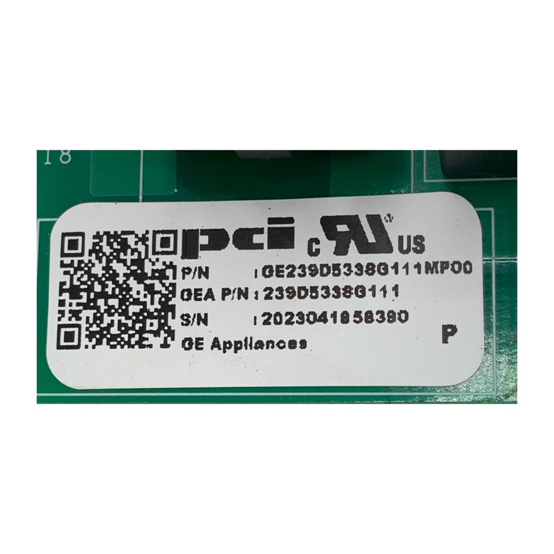 GE Refrigerator Control Board - Part Number 239D5338G111 - Appliance Pro USA