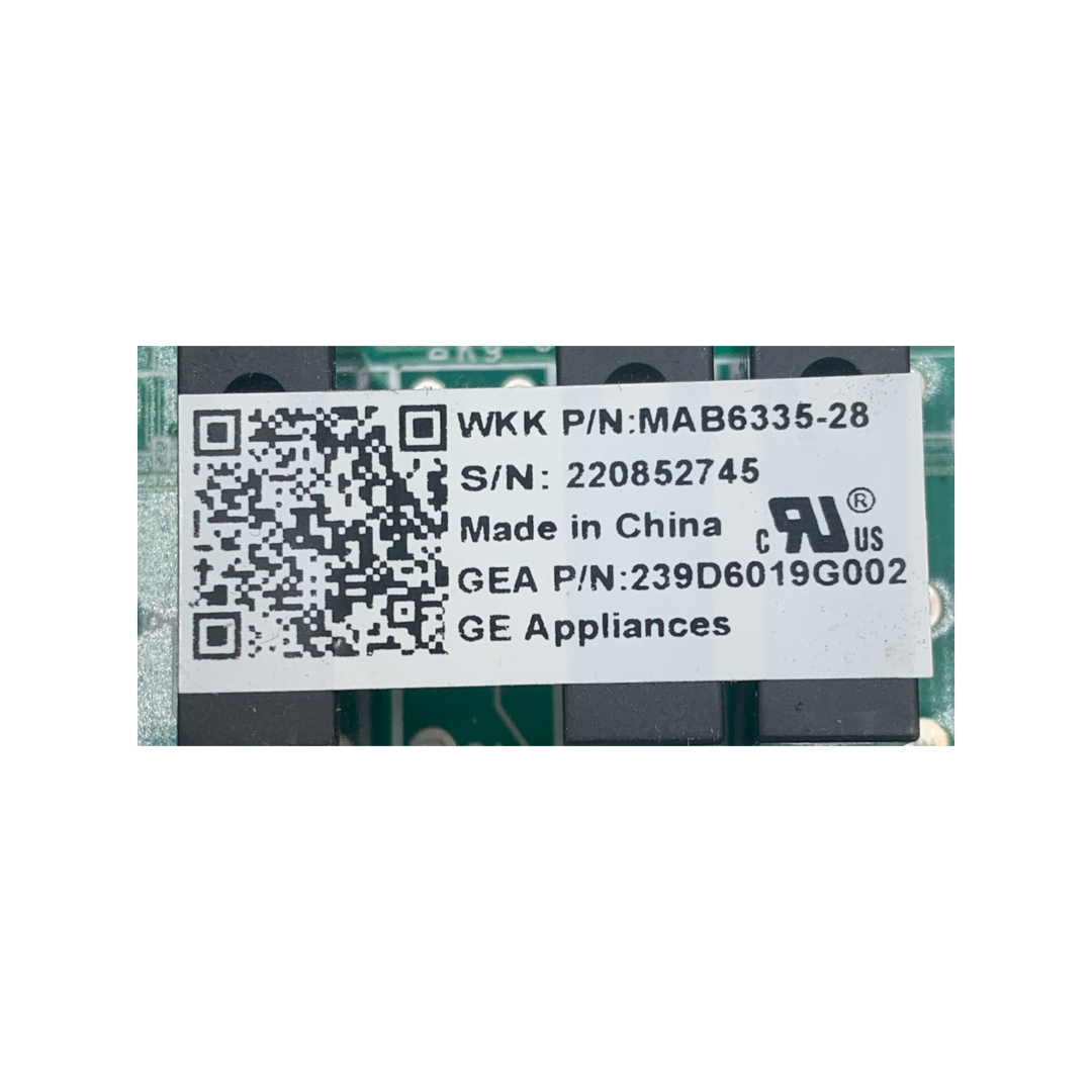 GE Refrigerator Control Board - Part Number 239D6019G002 - Appliance Pro USA