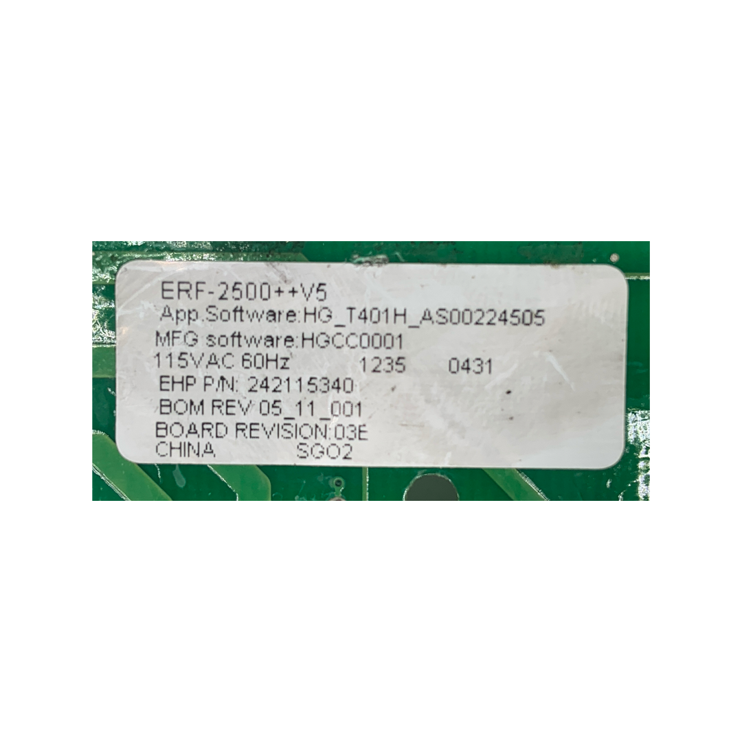 Frigidaire Refrigerator Control Board - Part Number 242115340