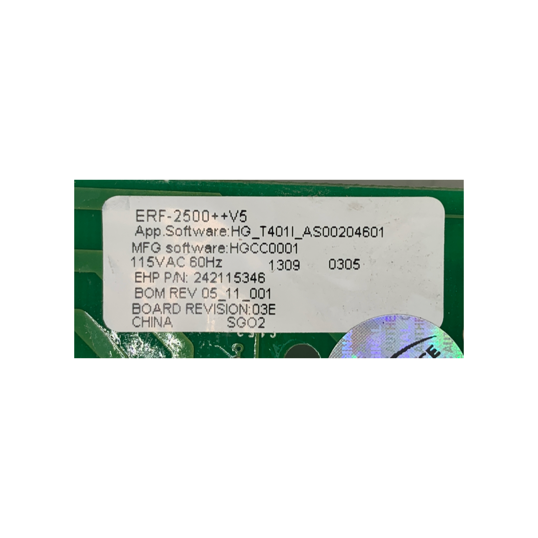 Frigidaire Refrigerator Control Board - Part Number 242115346