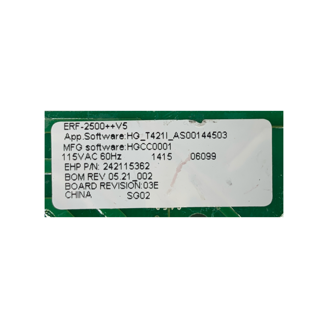 Frigidaire Refrigerator Control Board - Part Number 242115362