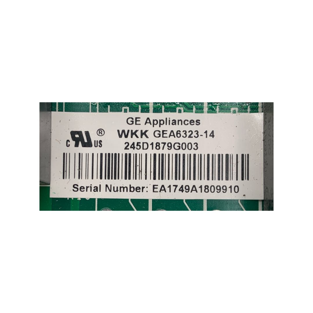 GE Refrigerator Control Board - Part Number 245D1879G003 - Appliance Pro USA