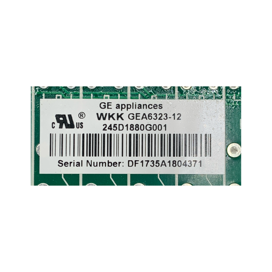 GE Refrigerator Control Board - Part Number 245D1880G001
