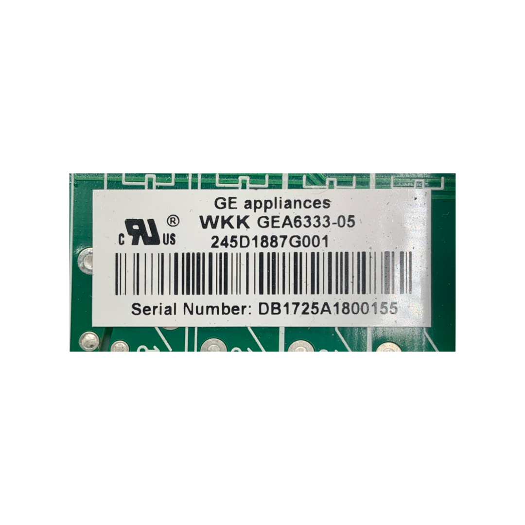 GE Refrigerator Control Board - Part Number 245D1887G001 - Appliance Pro USA