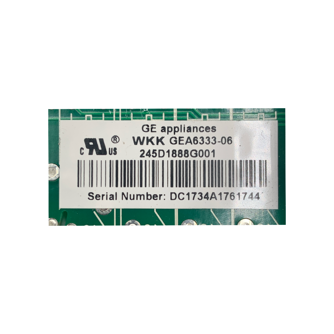 GE Refrigerator Control Board - Part Number 245D1888G001 - Appliance Pro USA