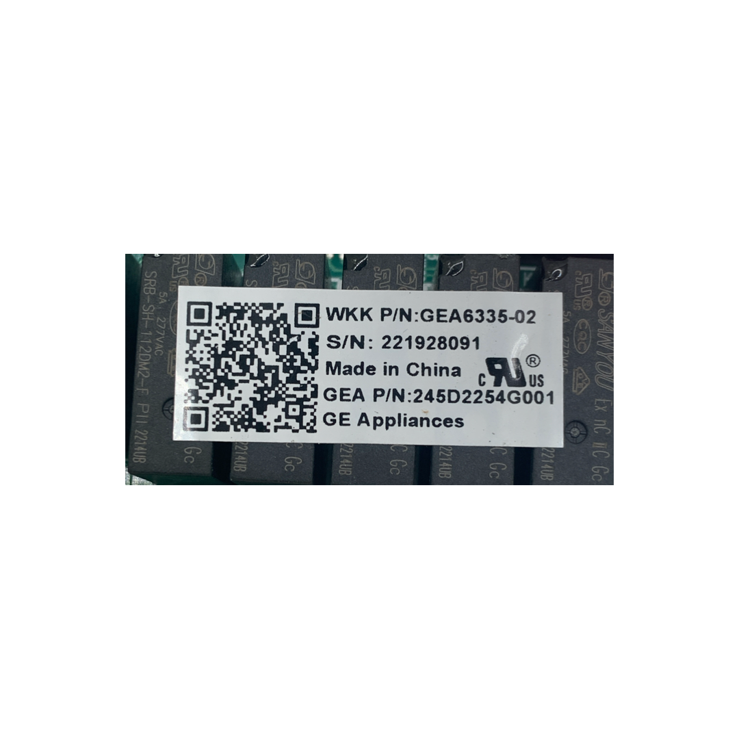 LG Refrigerator Control Board - Part Number 245D2254G001 - Appliance Pro USA