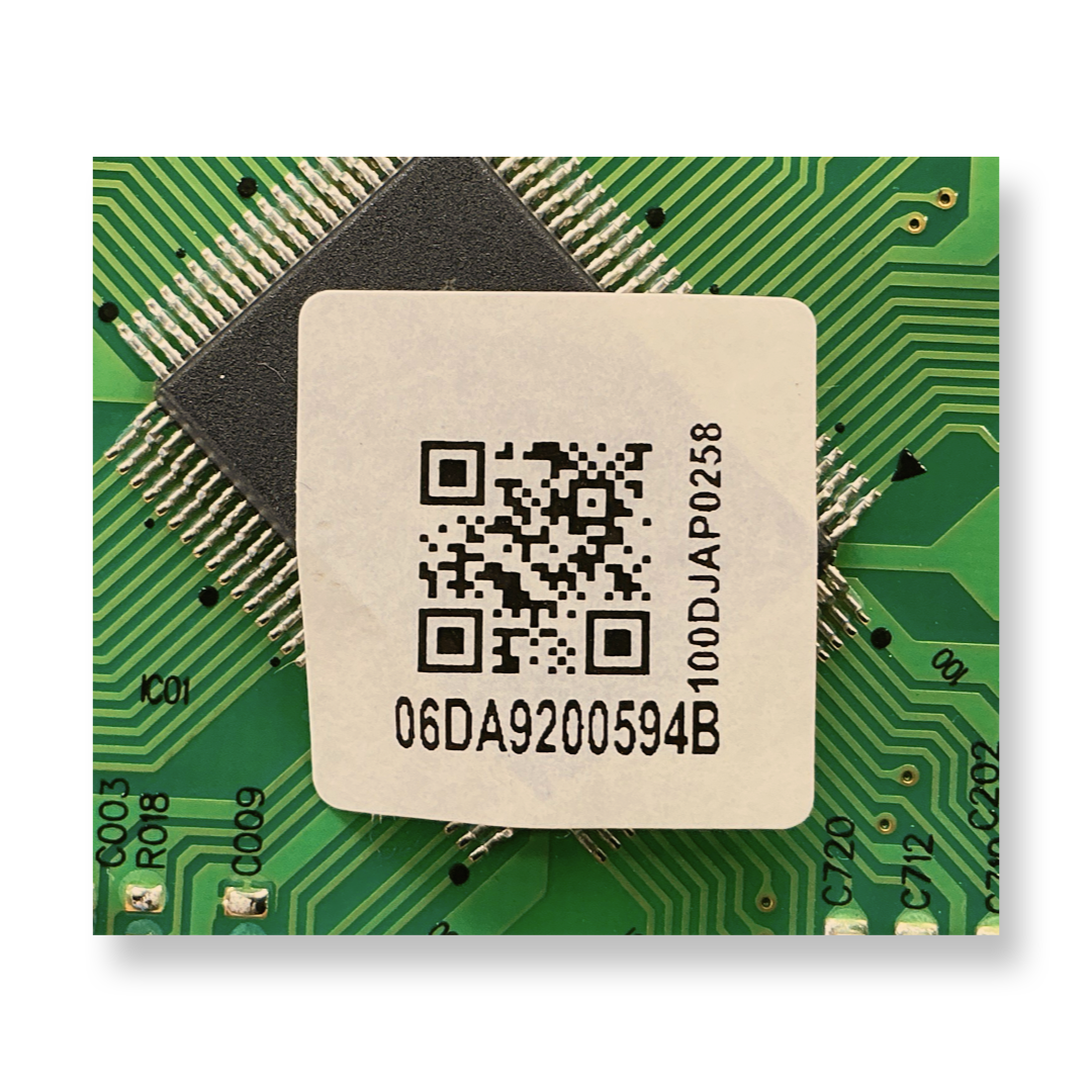 DA92-00594B Samsung Refrigerator Main Control Board Part Number Sticker - Appliance Pro USA