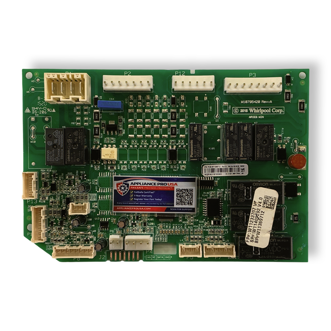 W11369712 Whirlpool Refrigerator Main Control Board - Genuine OEM FailSafe Certified Reconditioned