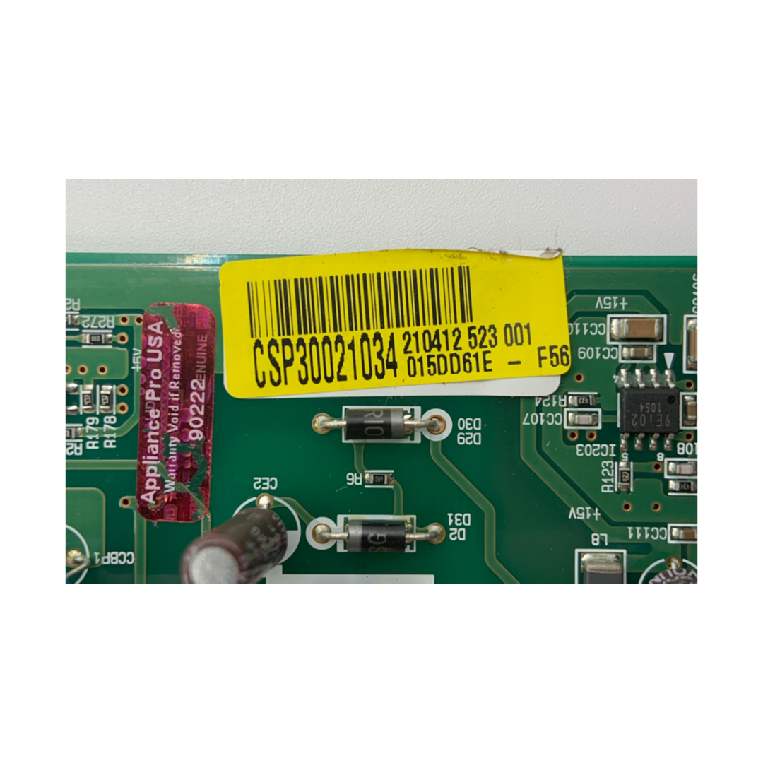 LG Refrigerator Control Board - Part Number CSP30021034