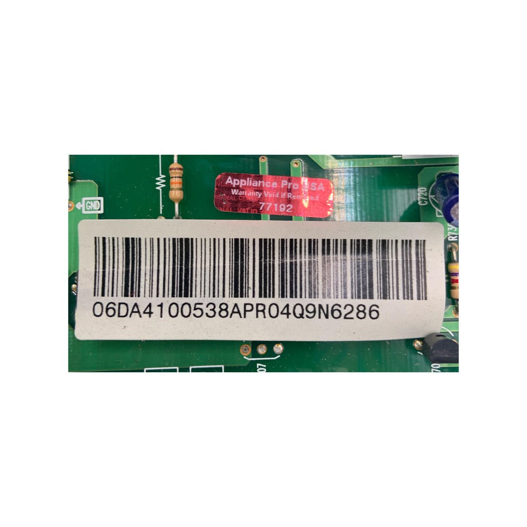Samsung Refrigerator Control Board - Part Number DA41-00538A - Appliance Pro USA