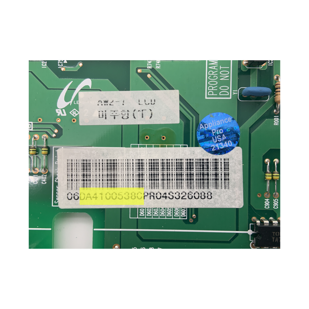 Samsung Refrigerator Control Board - Part Number DA41-00538C - Appliance Pro USA