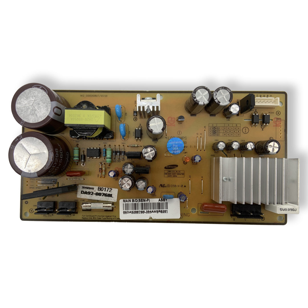 Samsung Refrigerator Inverter Control Board Replacement - Part Number DA92-00768L - Appliance Pro USA