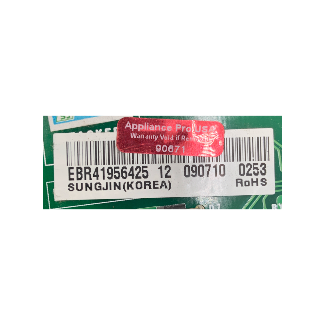 LG Refrigerator Control Board - Part Number EBR41956425 - Appliance Pro USA