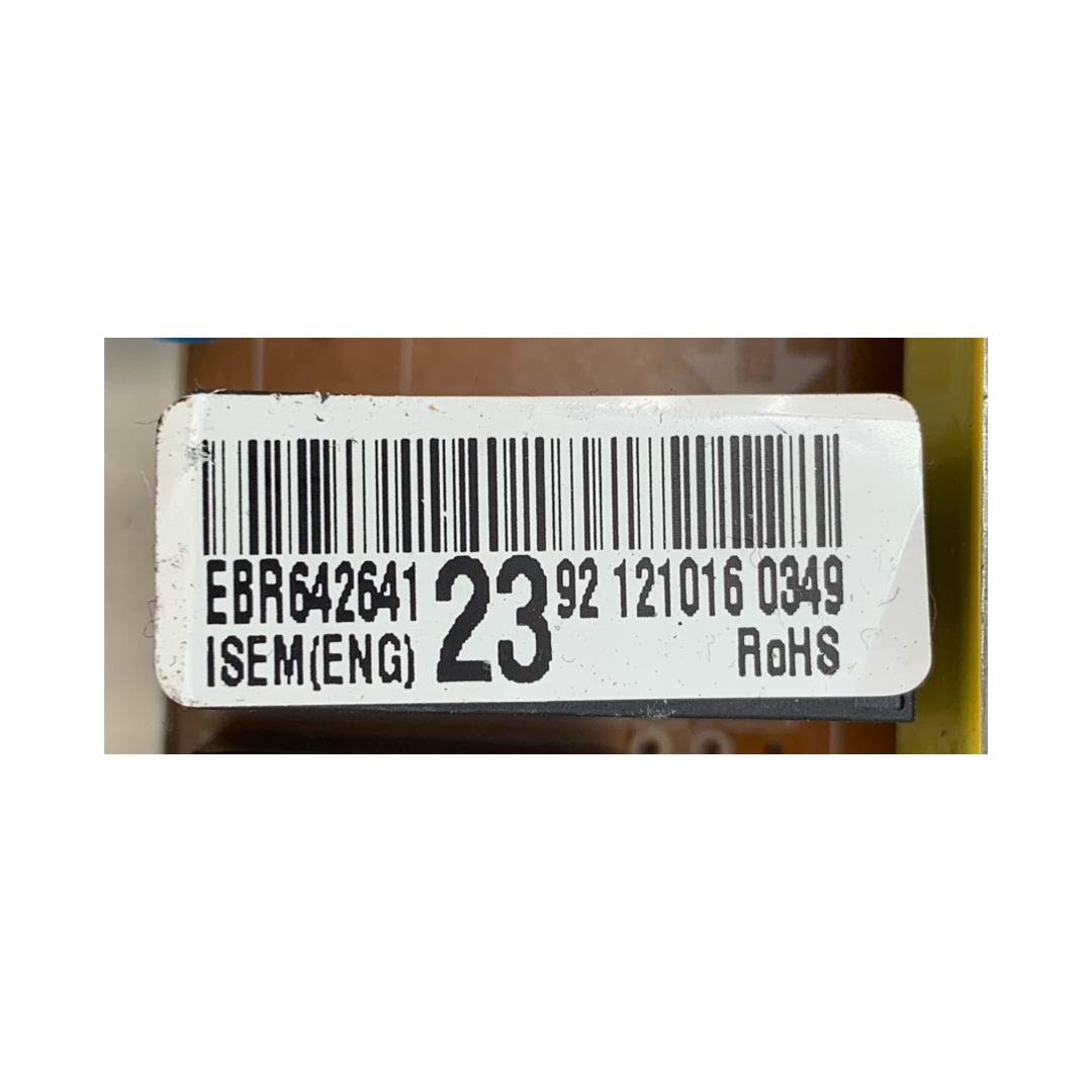 LG Refrigerator Control Board - Part Number EBR64264123