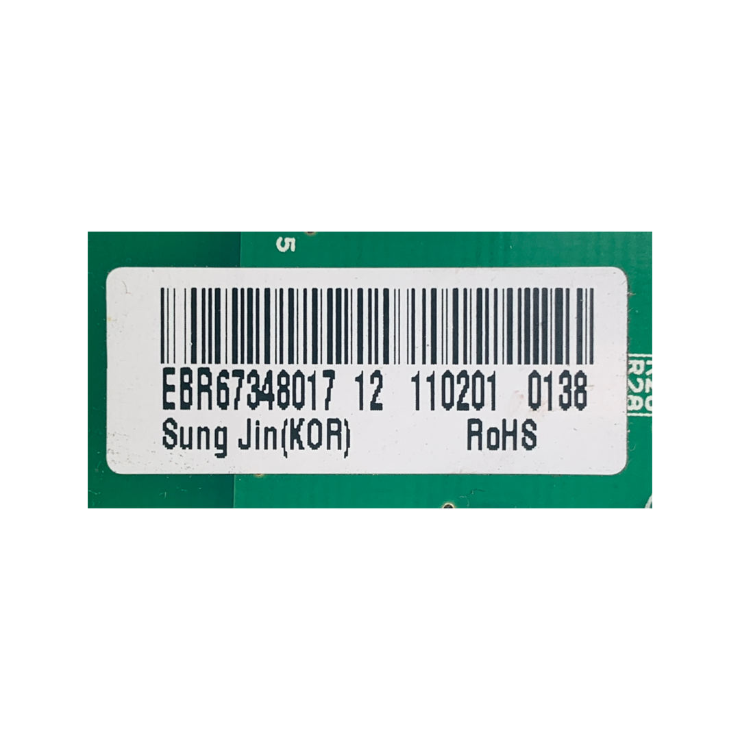 LG Refrigerator Control Board - Part Number EBR67348017