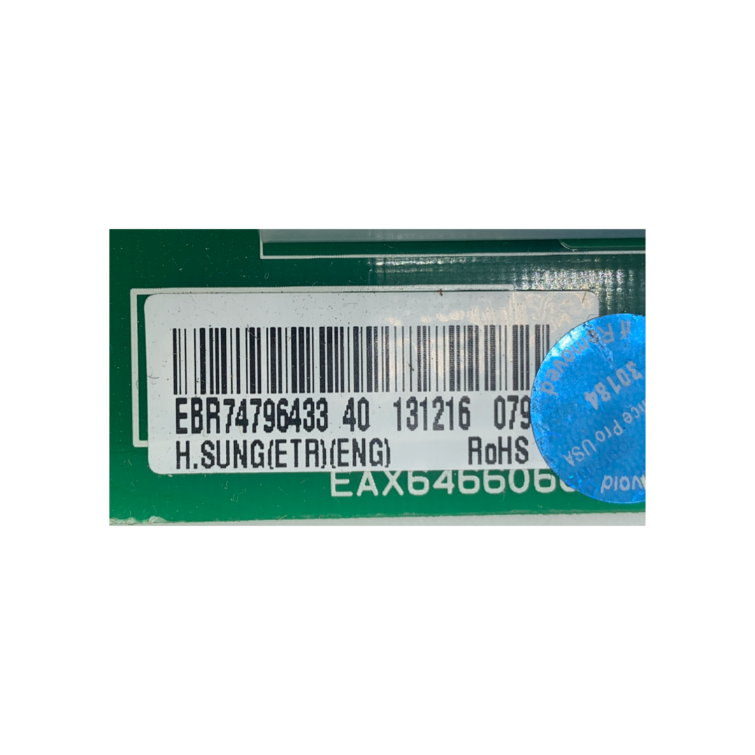 LG Refrigerator Control Board - Part Number EBR74796433 - Appliance Pro USA