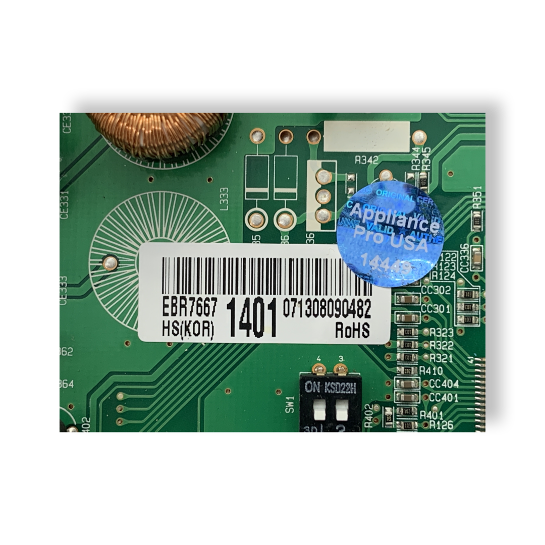 LG Refrigerator Control Board - Part Number EBR76671401 - Appliance Pro USA