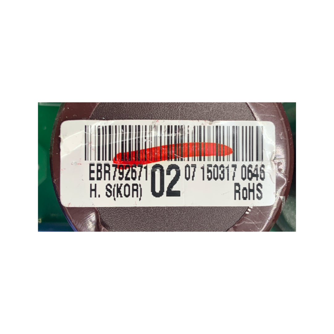 LG Refrigerator Control Board - Part Number EBR79267102 - Appliance Pro USA