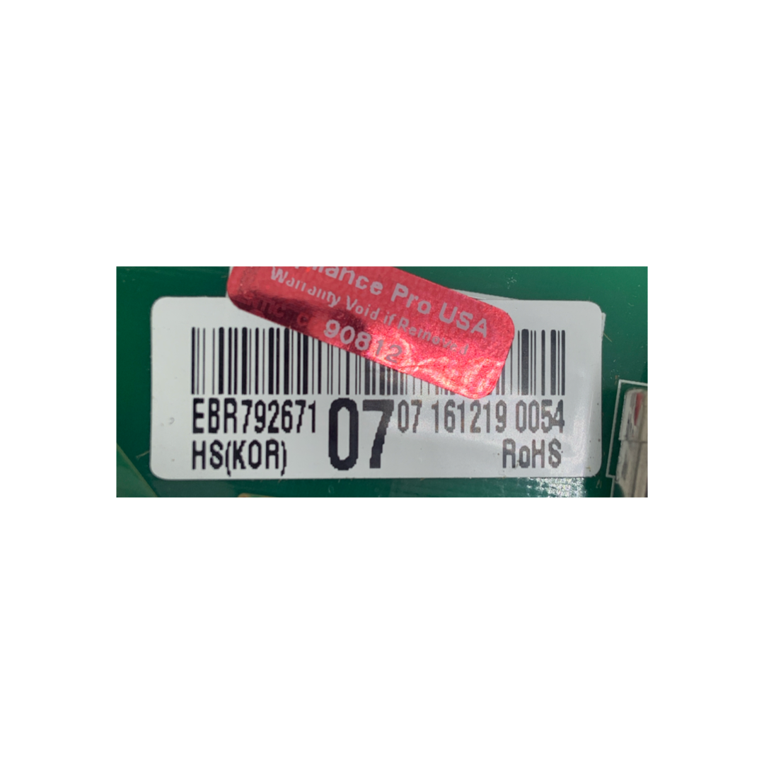 LG Refrigerator Control Board - Part Number EBR79267107 - Appliance Pro USA