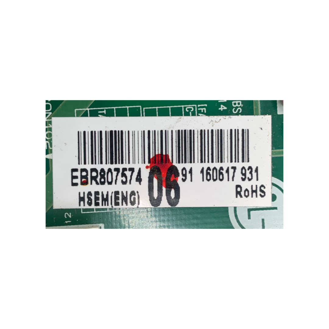 LG Refrigerator Control Board - Part Number EBR80757406 - Appliance Pro USA