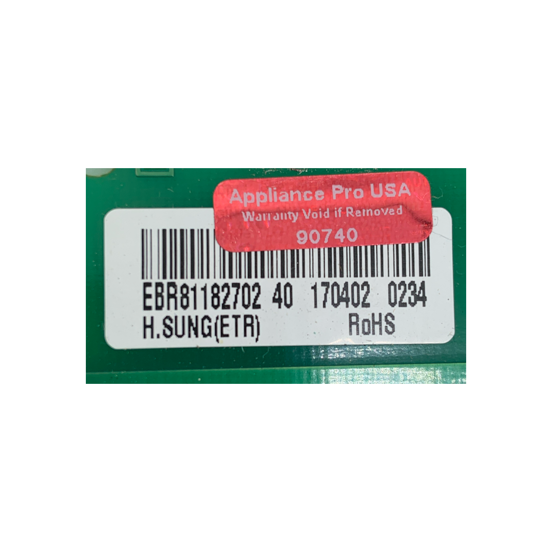 LG Refrigerator Control Board - Part Number EBR81182702 - Appliance Pro USA