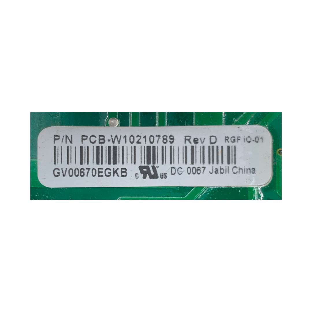 Whirlpool Refrigerator Control Board - Part Number W10210789 - Appliance Pro USA