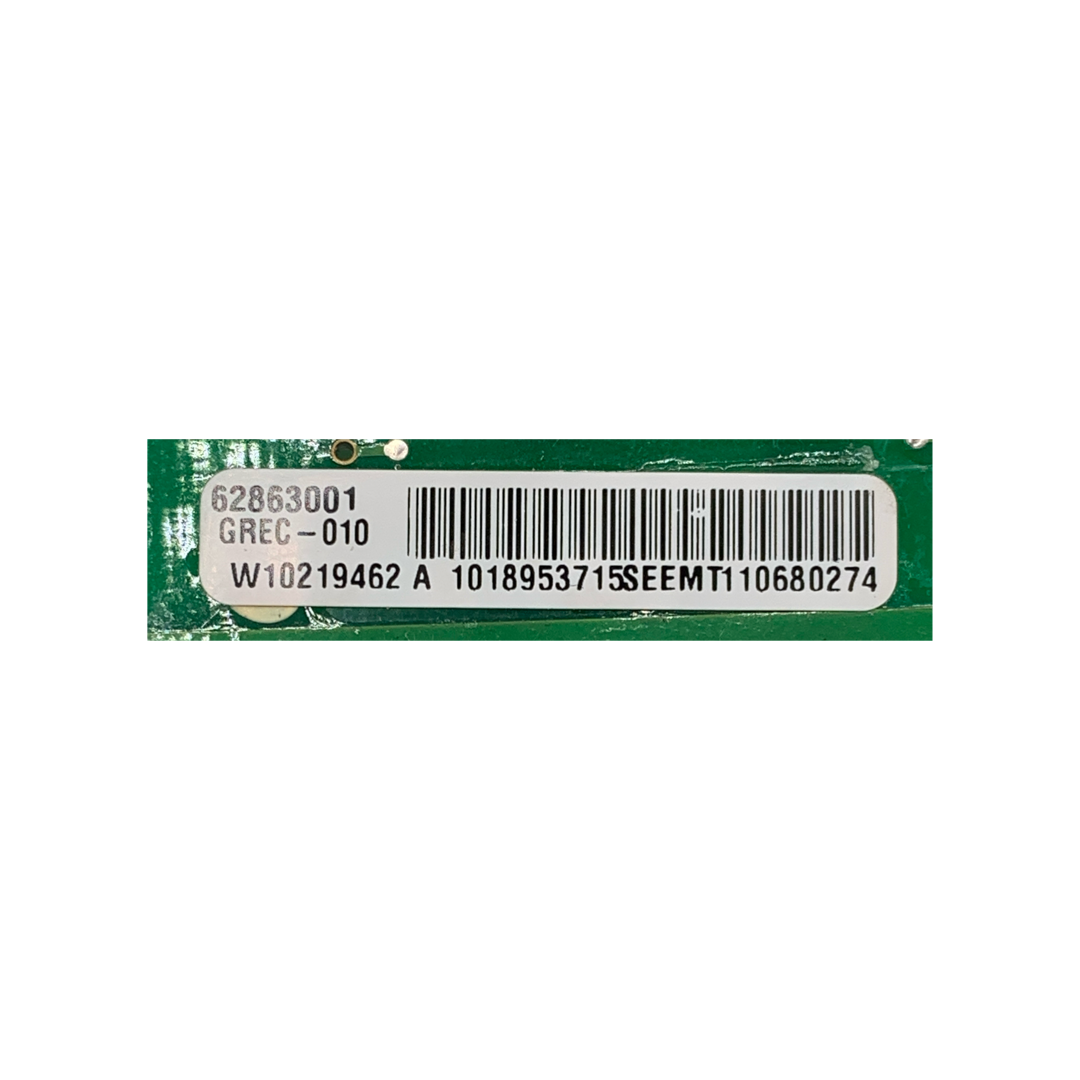 Whirlpool Refrigerator Control Board - Part Number W10219462