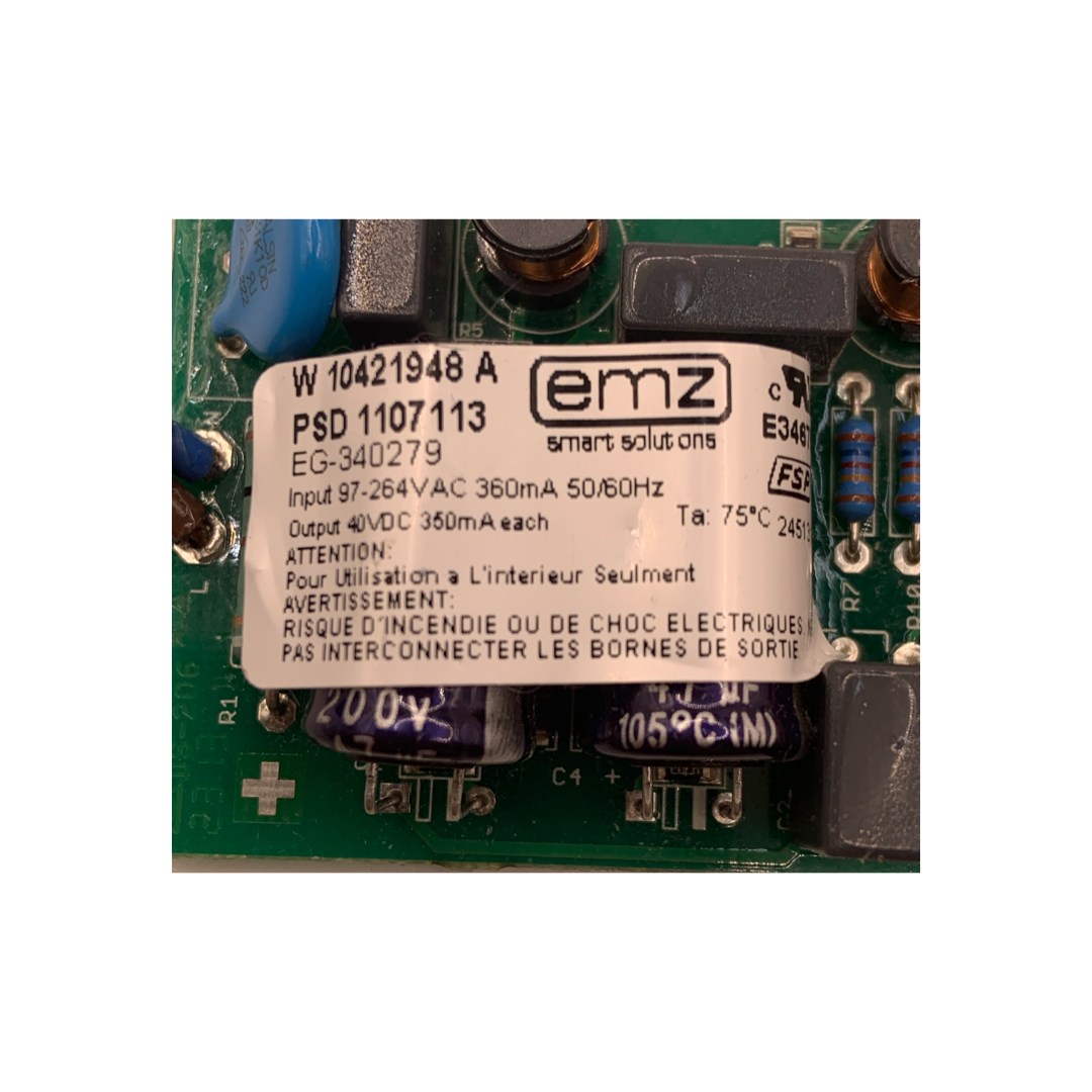 Whirlpool Refrigerator LED Control Board - Part Number W10421948 - Appliance Pro USA