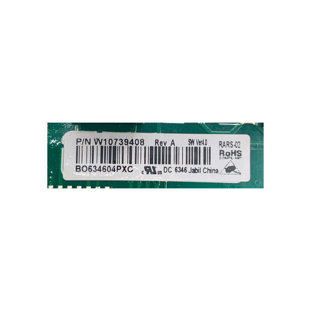 Product Title: Whirlpool Refrigerator Control Board - Part Number W10739408 - Appliance Pro USA