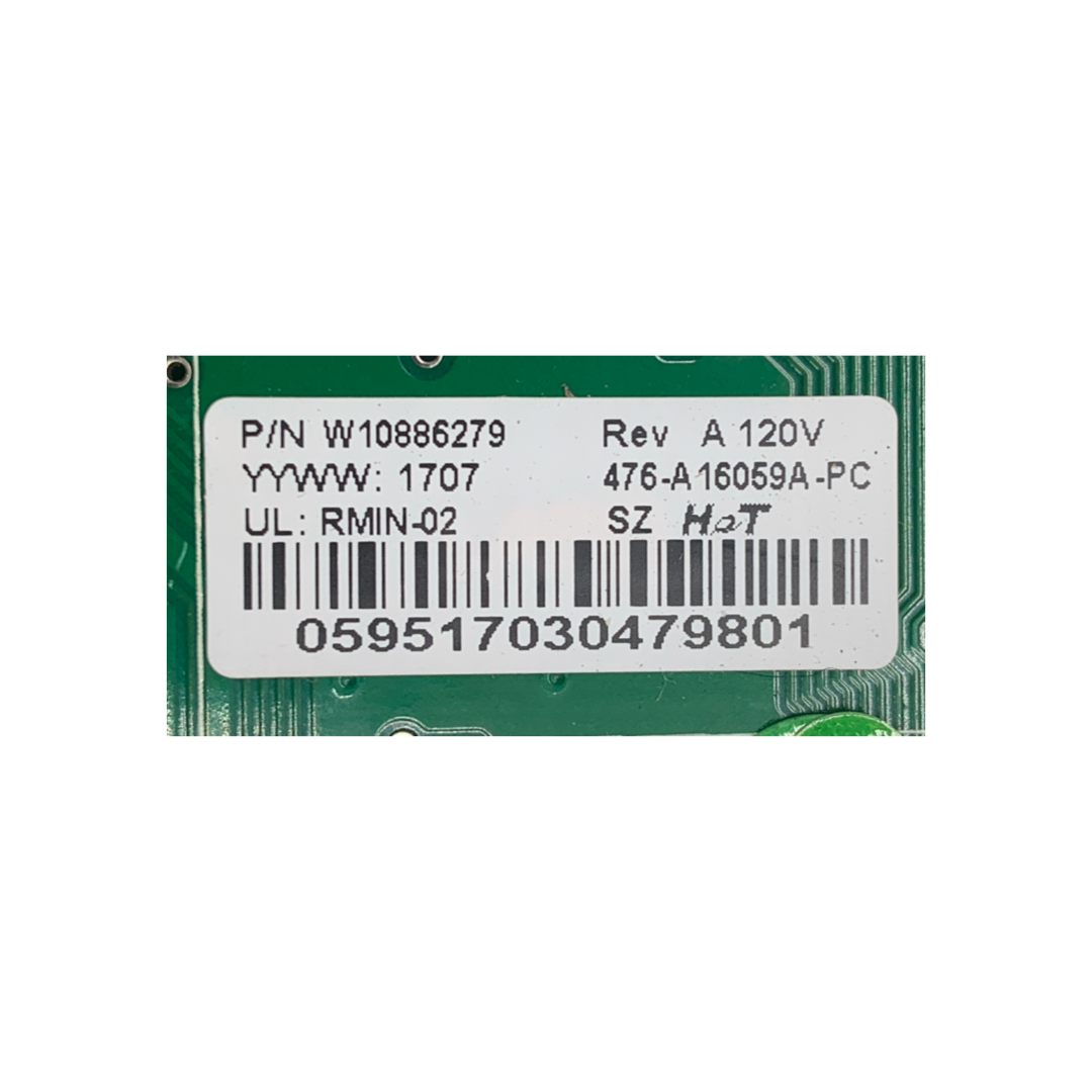 Whirlpool Refrigerator Control Board - Part Number W10886279 - Appliance Pro USA