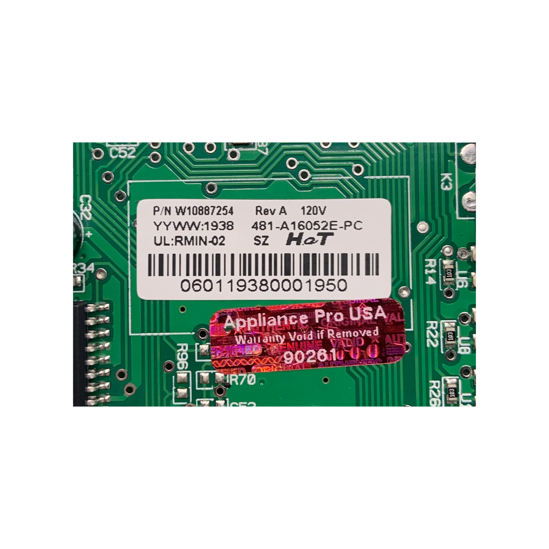 Whirlpool Refrigerator Control Board - Part Number W10887254 - Appliance Pro USA