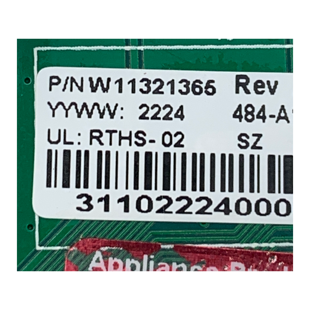 Whirlpool Refrigerator Control Board - Part Number W11321365 - Appliance Pro USA