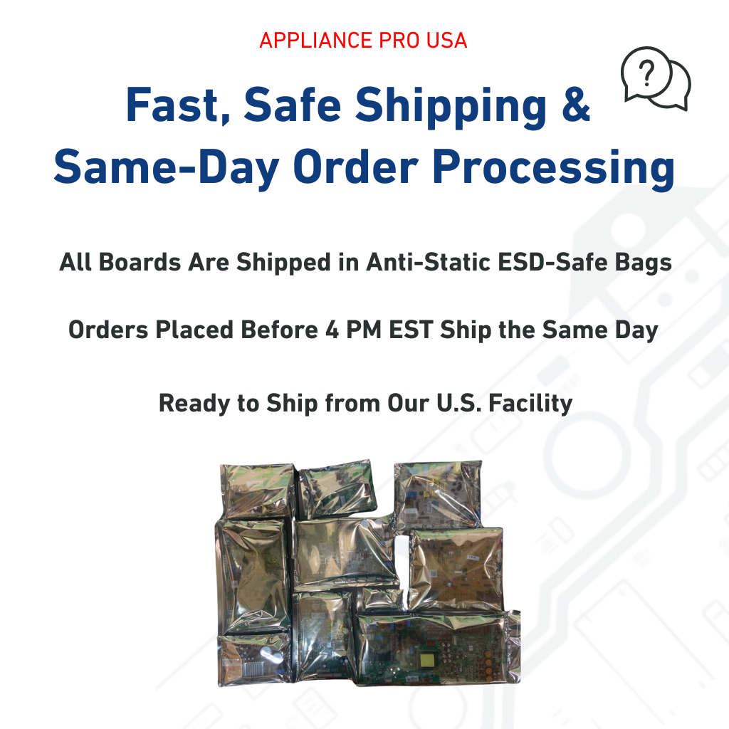 GE Refrigerator Control Board - Part Number 0061800501A - Appliance Pro USA