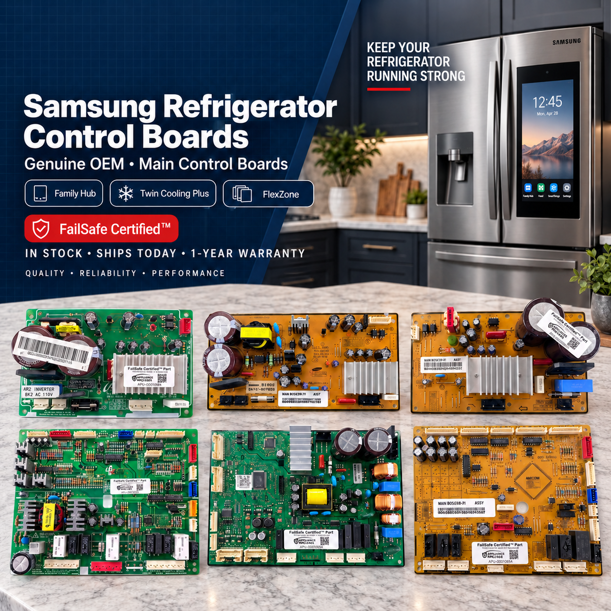 Samsung Refrigerator Control Boards – In Stock | Appliance Pro USA