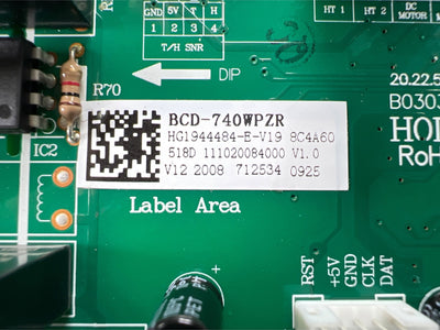 111020084000 Whirlpool Refrigerator Main Control Board Replacement — alternate view