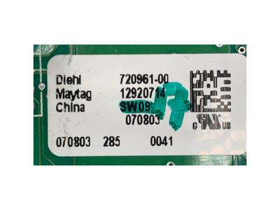 1290714 Whirlpool Refrigerator Main Control Board Replacement — alternate view