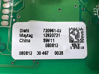 12920721 Whirlpool Refrigerator Main Control Board Replacement — alternate view