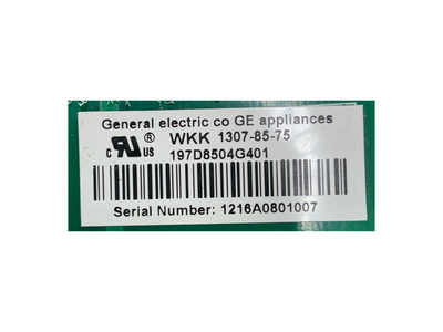 197D8504G401 GE Refrigerator Main Control Board Replacement — alternate view