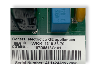 197D8513G101 GE Refrigerator Main Control Board Replacement — alternate view